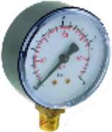 Image du produit Manomètre ABS vert D63 0/+4bar G1/4