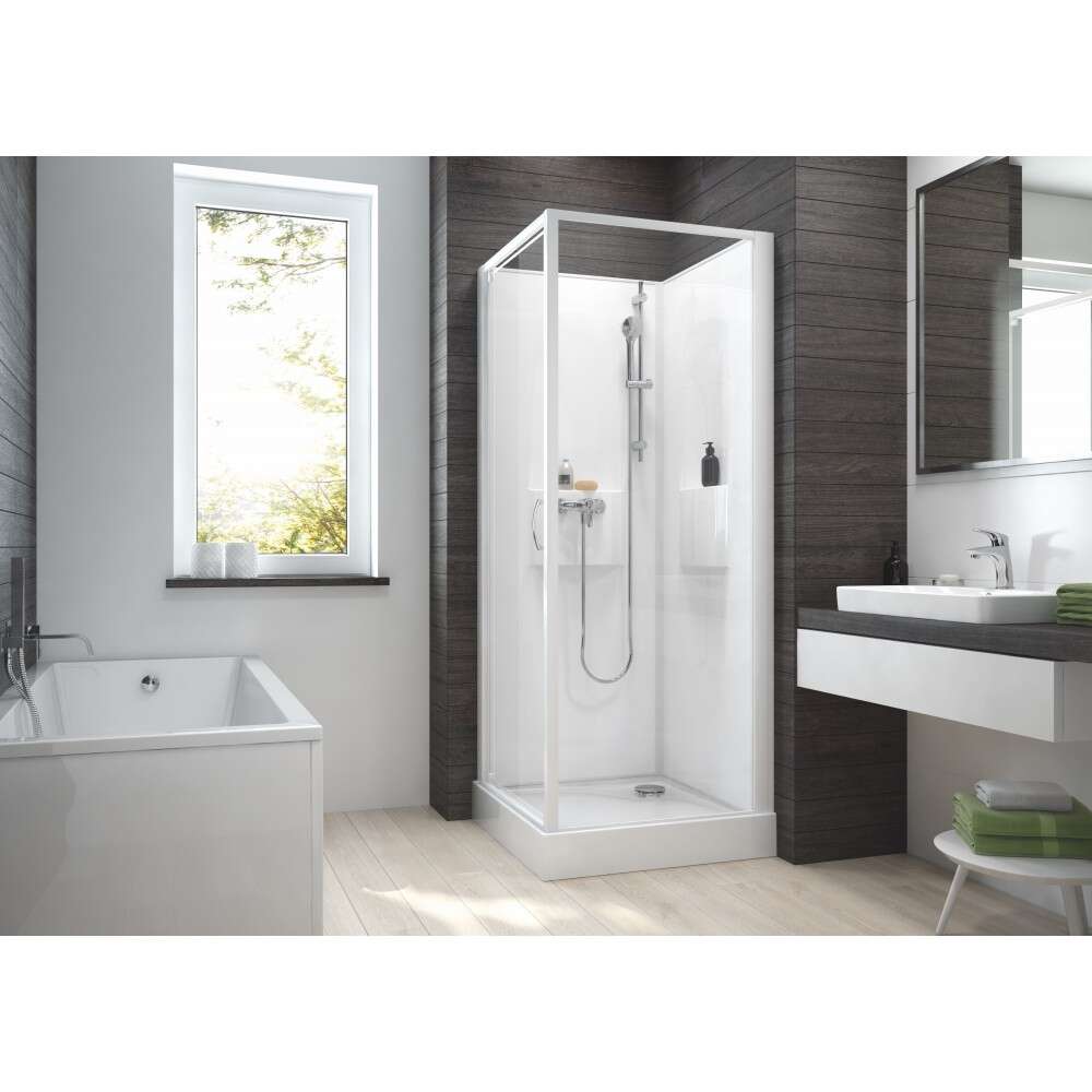 Image du produit CABINE DOUCHE PORTES PIVOTANTES IZIBOX 2          