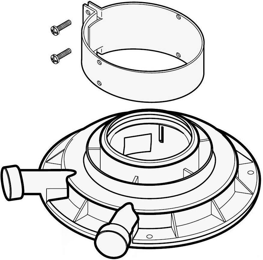 Image du produit BUSE SORTIE VERTICALE CONDENS. D.60/100