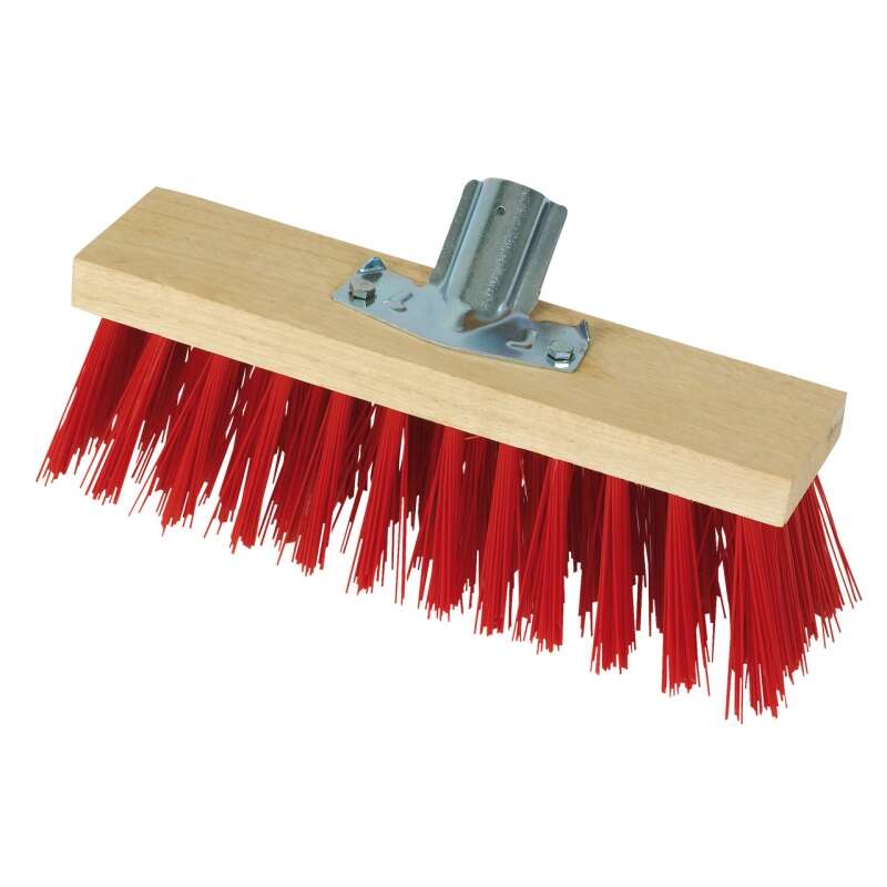 Image du produit Balais de cantonnier synth&eacute;tique - Emmanch&eacute; bois - 300 mm
