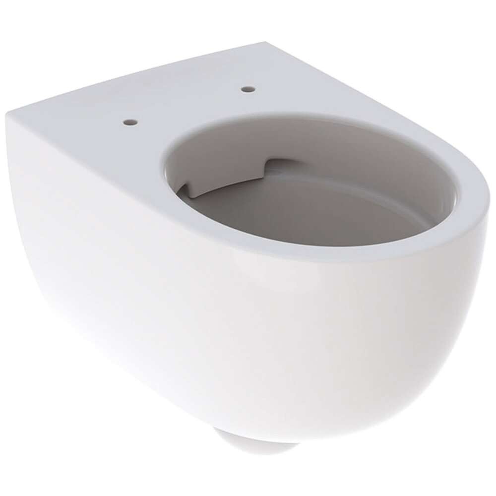 Image du produit Cuvette WC susp. Geberit Renova Comfort, sur&eacute;lev&eacute;, car&eacute;n&eacute;e, Rimfree, 53cm, Blc