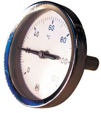 Image du produit Thermom&egrave;tre 80 axial plongeur 45 Cadran 0 / 120&deg;