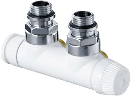 Image du produit R&eacute;partiteur &eacute;querre, t&ecirc;te &agrave; gauche, blanc