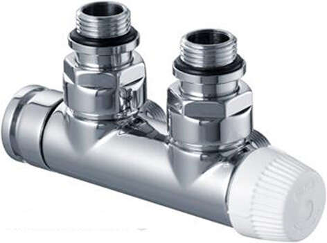 Image du produit R&eacute;partiteur &eacute;querre, t&ecirc;te &agrave; gauche, chrom&eacute;