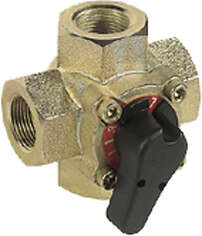 Image du produit VANNE 4 VOIES &Agrave; BOISSEAU                          