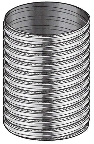 Image du produit TUBAGINOX FLEXIBLE POLYCOMBUSTIBLE                