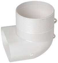 Image du produit Coude Minigaine blanc mixte vertical &eacute;quivalent D80 (40x100)