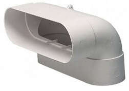 Image du produit Coude Minigaine90&deg; vertical &eacute;quivalent D125 (60x200)