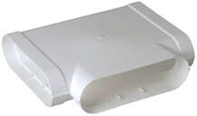 Image du produit T&eacute; Minigaine blanc 90&deg; horizontal &eacute;quivalent D125 (60x200)