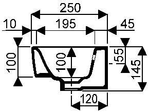 Image du produit Lave-mains Geberit Renova Compact: 40x25cm, Trou rob. droite, Blc