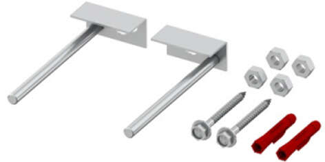 Image du produit PAIRE DE FIXATION MURALE SIMPLE