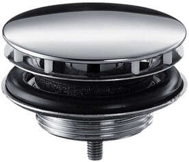 Image du produit Bonde &agrave; &eacute;coulement libre chrom&eacute;