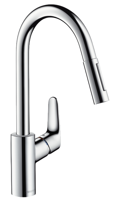 Image du produit Mitigeur de cuisine 240, avec douchette extractible 2 jets chrom&eacute;