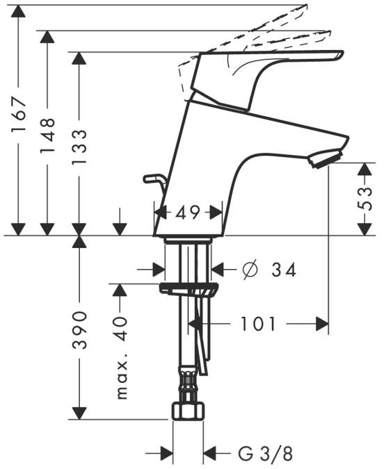 Image du produit MIT.LAV.FOCUS 70 CHR 31539000 COOLSTART CH3