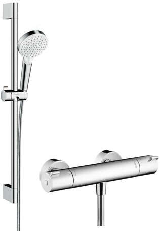 Image du produit Combi douche Vario avec barre 65 cm / Ecostat 1001 CL Crometta