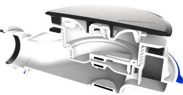 Image du produit Bonde receveur de douche TURBOFLOW&reg;-XS Magnetech&reg;, &Oslash; 90 mm, sortie &Oslash; 40 mm