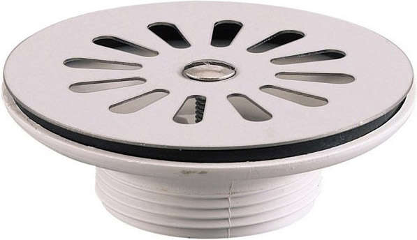 Image du produit Bonde &eacute;vier &Oslash;60mm, grille inox, serrage 0 &agrave; 55mm