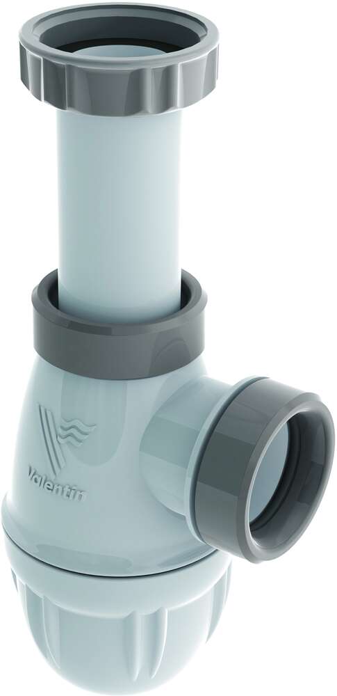 Image du produit Siphon bi-mati&egrave;re joints int&eacute;gr&eacute;s lavabo, CONNECTIC, r&eacute;glable, sortie &Oslash;32mm, NF
