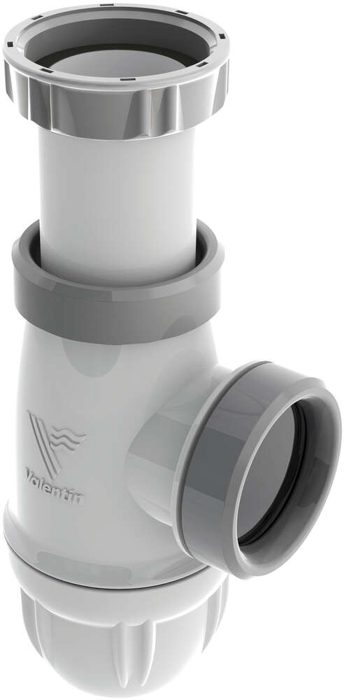 Image du produit Siphon &eacute;vier bi-mati&egrave;re avec joints int&eacute;gr&eacute;s CONNECTIC, r&eacute;glable de 59 &agrave; 105mm