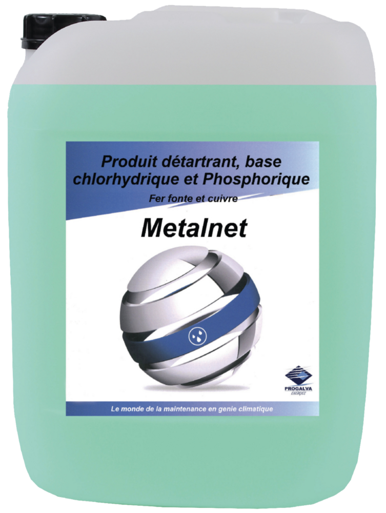 Image du produit METALNET   5 L  LE BIDON PRODUIT D&Eacute;TARTRANT BASE CHLORHYDRIQUE ET PHOSPHORIQUE