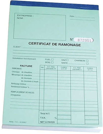 Image du produit CARNET DE RAMONAGE