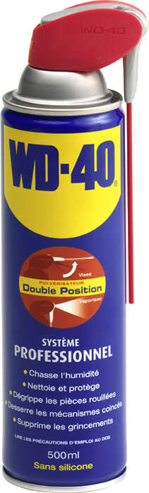 Image du produit Produit multifonction WD-40 spray double position 500ml