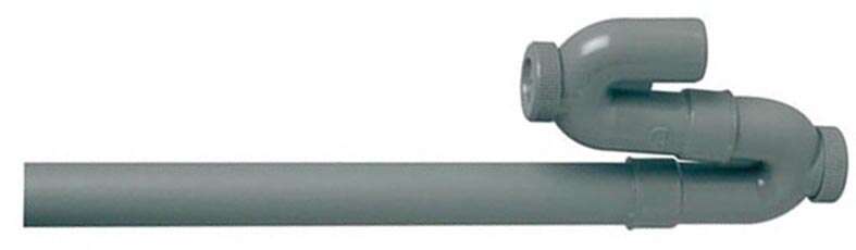 Image du produit Siphon simple de machine &agrave; laver, en PVC, &agrave; sortie verticale orientable, &Oslash; 40