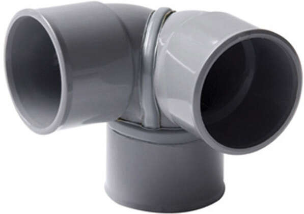 Image du produit COUDE DOUBLE M&Acirc;LE/FEMELLE &Eacute;QUERRE                 