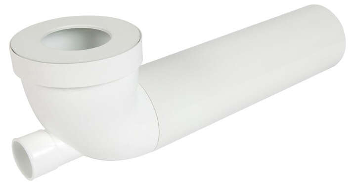 Image du produit Pipe longue de WC avec piquage femelle &Oslash; 40, en PVC blanc, &Oslash; 100