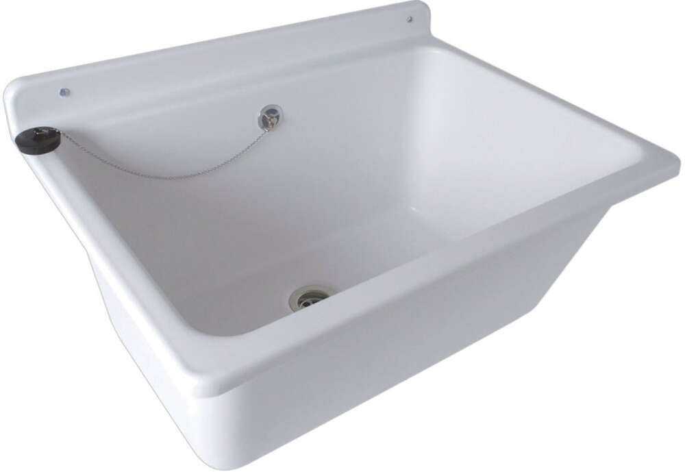 Image du produit Bac a laver pour fixation murale blanc