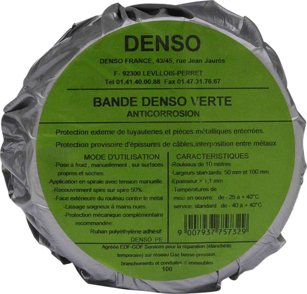 Image du produit DENSO VERTE Bande en rouleau 100 mm x 10 m