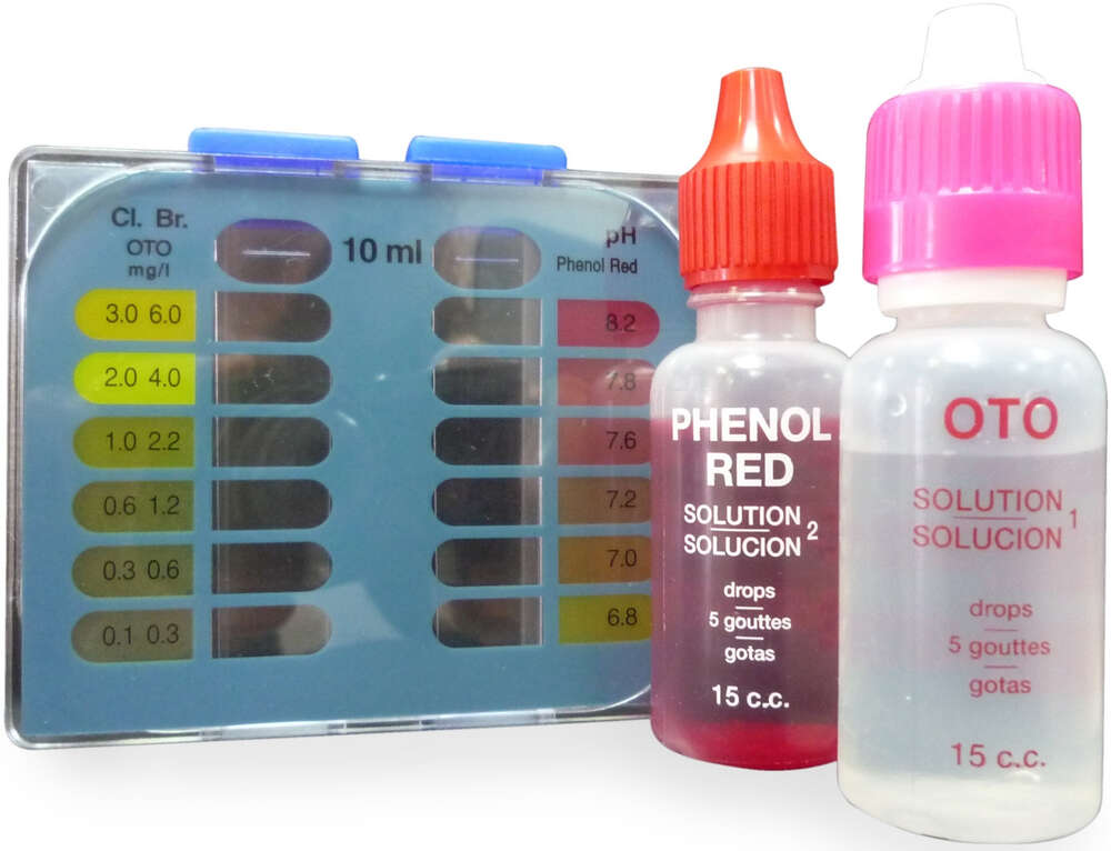 Image du produit Trousse Chlore/Ph/Brome R&eacute;actifs Liquide