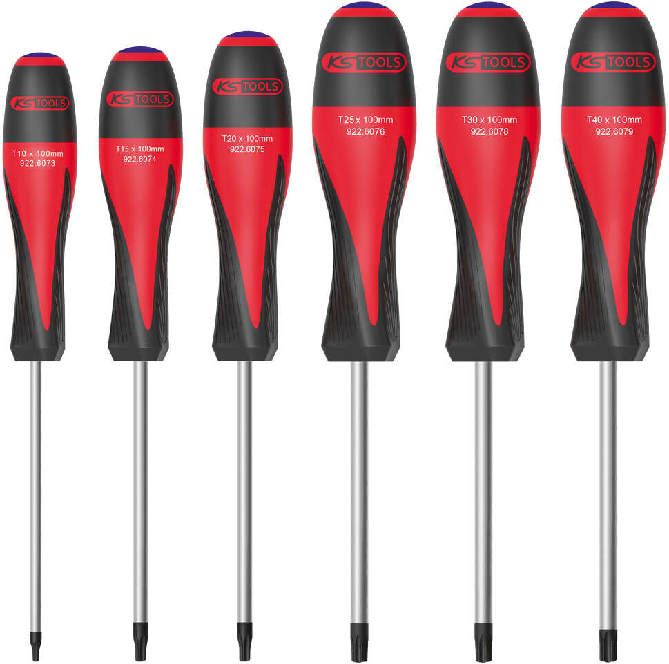Image du produit Jeu de 6 tournevis ULTIMATE, TORX&reg; perc&eacute;
