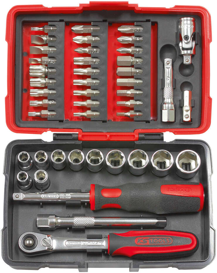 Image du produit COFFRET DOUILLES+ACCESS.44 PCS ULTIMATE 1/4