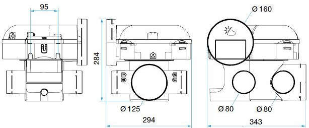 Image du produit Kit VMC simple flux EasyHOME Hygro COMBLES Classic