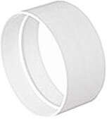 Image du produit Raccord Minigaine blanc femelle pour conduit &eacute;quivalent D125