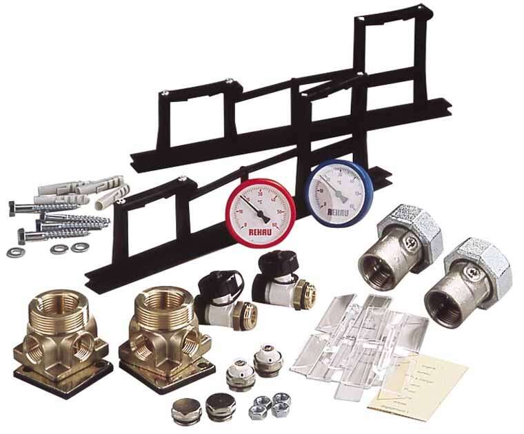 Image du produit REHAU collecteur polym&egrave;re modulable  ; set de montage