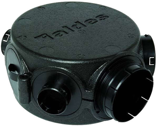 Image du produit Caisson r&eacute;partiteur PPE &eacute;quip&eacute; d'1 piquage D160, 1 D125 et 6 D80