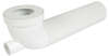 Image du produit Pipe longue de WC avec piquage femelle &Oslash; 40, en PVC blanc, &Oslash; 100