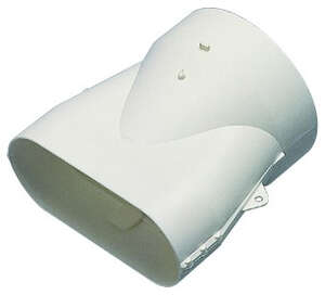 Image produit Raccord Minigaine blanc mixte droit &eacute;quivalent D80 (40x100)