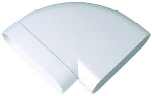 Image produit Coude Minigaine blanc 90&deg; horizont.&eacute;quivalent D125 (60x200)