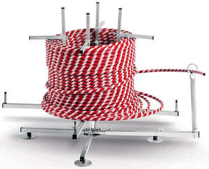 Image produit RAUTHERM d&eacute;rouleuse ; tube PER jusqu'&agrave; 500 m avec bras guidage