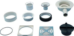 Image produit wedi Fundo &eacute;coulement en un point horizontal, DN50