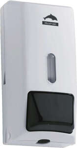 Image produit Distributeur savon liquide 255 x 120 x 100 mm, 750 ml, abs blanc, &agrave; cl&eacute;