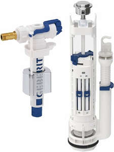 Image produit M&eacute;canisme chasse complet Geberit type 290-380 DT ali lat 3/8" laiton: Chr bri