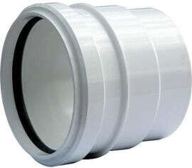 Image produit Raccord de transition Geberit sur PVC: d=90mm, d1=100mm, d2=94mm, Blanc alpin