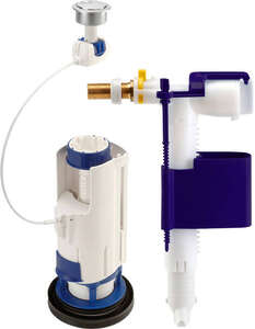 Image produit M&eacute;canisme double volume &eacute;conomiseur d'eau, &agrave; c&acirc;ble, per&ccedil;age &Oslash; 16-50 mm