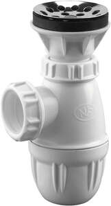 Image produit Combin&eacute; urinoir &eacute;coulement libre, grille inox &Oslash;60mm, serrage 0 &agrave; 42mm