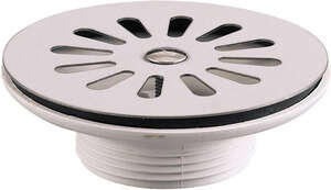 Image produit Bonde &eacute;vier &Oslash;60mm, grille inox, serrage 0 &agrave; 55mm