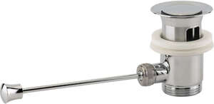 Image produit Bonde automatique pour lavabo, laiton, sans tirette verticale, serrage 40 &agrave; 48